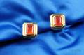 18kt Gold and Fire Opal Earrings Paloma Picasso for Tiffany  Co