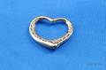 18kt Gold and Diamond Open Heart Pendant Elsa Peretti Tiffany  Co
