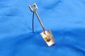 Gold Rush Shovel Brooch