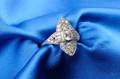 Art Deco Platinum and Diamond Ring McTeigue