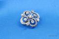 Edwardian Diamond Snowflake PendantBrooch