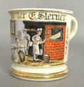 Occupational shaving mug with bakers
