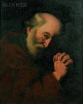 Manner of Jusepe de Ribera Spanish 15911652 Saint Peter