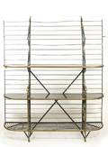 French Iron  Brass Bakers Rack or Etagere