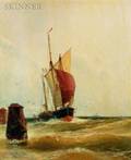 Christian Fredrik Swensson Swedish 18341909 Sailing Vessel Off Shore