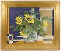 Nathan Balch Sunflowers Mixed Media on Canvas