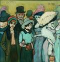 Charles Laborde French 18861941 In the Crowd
