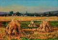 Albert Dakin Gihon American 18661950 Haystacks