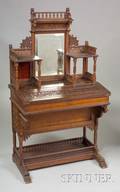 Aesthetic Movement Walnut Writing Desk