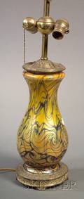Favriletype Art Glass Lamp Base