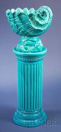 Burmantofts Faience Jardiniere on Stand
