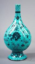 French Faience Iznikstyle Vase