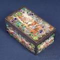 Continental Silver and Enamel Box