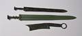 Three Chinese bronze swords