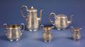 Five Piece Victorian Silver Tea and Coffee Service
