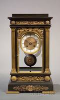 French Bronze Crystal Regulator