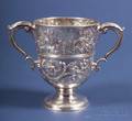 Irish Georgian Silver Caudle Cup
