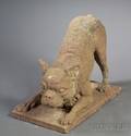 Cast Cement Garden Figure of Dog
