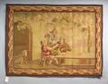 Continental Gobelinstyle Wool Tapestry Panel