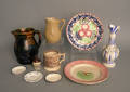 Miscellaneous pottery and porcelain to include Leeds