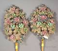 Pair of Victorian Beadwork Decorative Accents