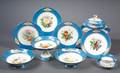 Assembled Paris Porcelain Dessert Service