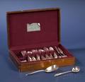 Tiffany  Co Sterling Pointed Antique Flatware Service