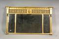 Regency Painted and Parcel Giltwood Overmantel Mirror