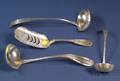 Four American Coin Silver Flatware Servers