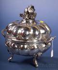 Bolivian Silver and White Metal Covered Tureen