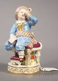 Meissen Porcelain Figure of a Sad Boy
