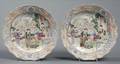 Pair of Export Porcelain Plates