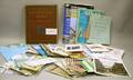 Three Boxes of Genealogy Books and Road Travel Maps