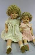 Two Composition Character Dolls