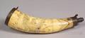 Brass Mounted Engraved Powder Horn