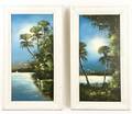 Pair of W Daniels Paintings Florida Highwaymen