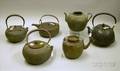 Six Japanese Bronze Kettles