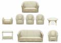 9 Piece Lloyd Loom Outdoor Furniture Set