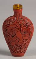 Cinnabar Snuff Bottle