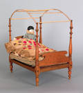 Doll size poster bed 19th c