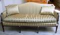 Federalstyle Silk Upholstered Mahogany Sofa
