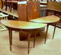 Diminutive Federal Mahogany Twopart Dining Table