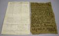 1834 Sarah C Brown Needlework Sampler