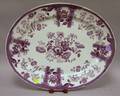 English Transfer Decorated Ironstone Platter