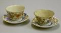 Pair of Porcelain Cups and Saucers