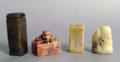 Four Contemporary Chinese carved stamps