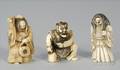 Three Ivory Netsukes