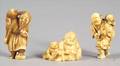 Three Ivory Netsukes