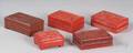 Five Lacquer Boxes