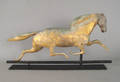 New England full bodied copper running horse weathervane 19th c